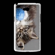Coque LG L80 Chaton et pelote de laine