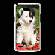 Coque LG L80 Adorable chiot Border collie