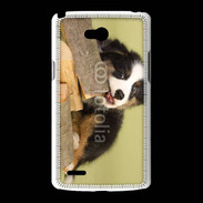 Coque LG L80 Chiot bucheron