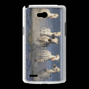 Coque LG L80 Chevaux de Camargue 1