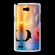 Coque LG L80 Dauphin dans l'océan 5