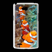 Coque LG L80 Trio de poisson clown