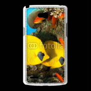 Coque LG L80 Poissons exotiques jaune 5