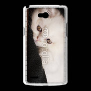 Coque LG L80 Chat persan blanc 5