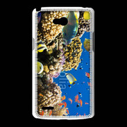 Coque LG L80 Poisson et coraux de toutes les couleurs