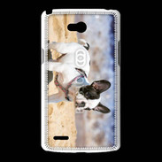 Coque LG L80 Bulldog français nain