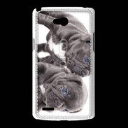 Coque LG L80 Duo de bulldog français 5
