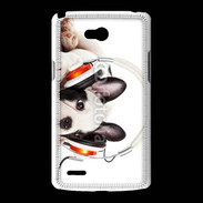 Coque LG L80 Chien et musique