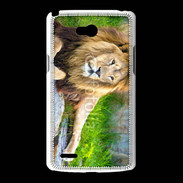 Coque LG L80 Lion Roi des animaux