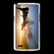 Coque LG L80 Saut de dauphin au couché de soleil