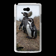 Coque LG L80 2 pingouins