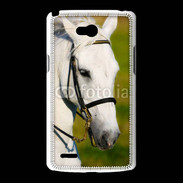 Coque LG L80 Portrait cheval blanc 25