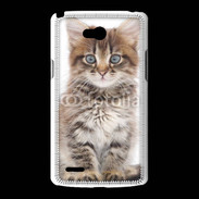 Coque LG L80 Portrait d'un chaton 75