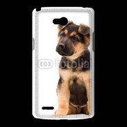 Coque LG L80 Portrait chiot Berger allemand