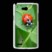 Coque LG L80 Coccinelle sur une feuille