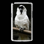 Coque LG L80 Parrot blanc 10