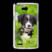 Coque LG L80 Chiot Border Collie 100