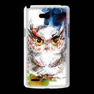 Coque LG L80 Hibou en dessin 100