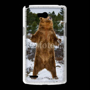 Coque LG L80 Grizzly en colère