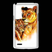 Coque LG L80 Illustration de félins