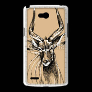 Coque LG L80 Antilope mâle en dessin