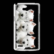 Coque LG L80 Trio de chiot Terrier