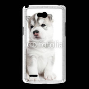 Coque LG L80 Chiot Husky Sibérien 500