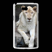 Coque LG L80 Lionne albinos 100