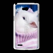 Coque LG L80 Lapin et bonnet 500