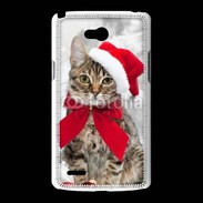 Coque LG L80 chat de noël 500