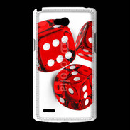 Coque LG L80 Jeu de dés rouges
