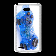 Coque LG L80 Manette de jeux bleue