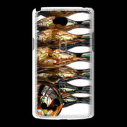 Coque LG L80 Quille de bowling dorée