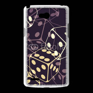 Coque LG L80 Illustration de dés noirs