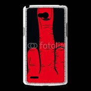 Coque LG L80 Red hand show fuck
