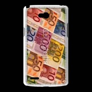 Coque LG L80 Euros billets
