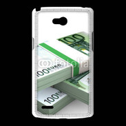 Coque LG L80 Liasse de billets 100 €