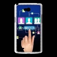 Coque LG L80 Réseau social