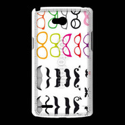 Coque LG L80 Lunette et moustache 5