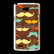 Coque LG L80 Fond en moustache