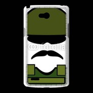 Coque LG L80 Moustache militaire