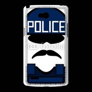 Coque LG L80 Moustache policier