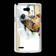 Coque LG L80 Chien littéraire
