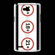Coque LG L80 Interdit au moins de ...