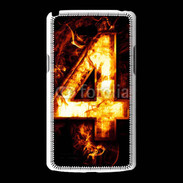 Coque LG L80 Quatre en feu