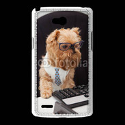 Coque LG L80 Chien informaticien