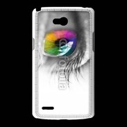 Coque LG L80 Oeil Multicouleurs 75