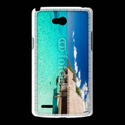 Coque LG L80 Bungalow sur mer tropicale