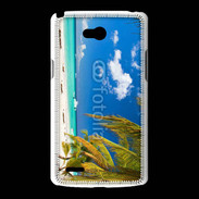 Coque LG L80 Plage paradisiaque des caraïbes