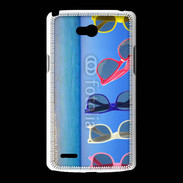 Coque LG L80 Lunettes sur la plage